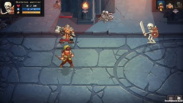 Dungeon Rushers. Beta-test iOS Gameplay.