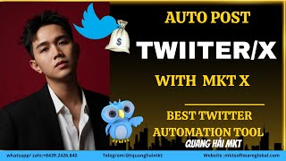Auto Post Twitter with MKT X | Best Twitter Automation Tool 2025