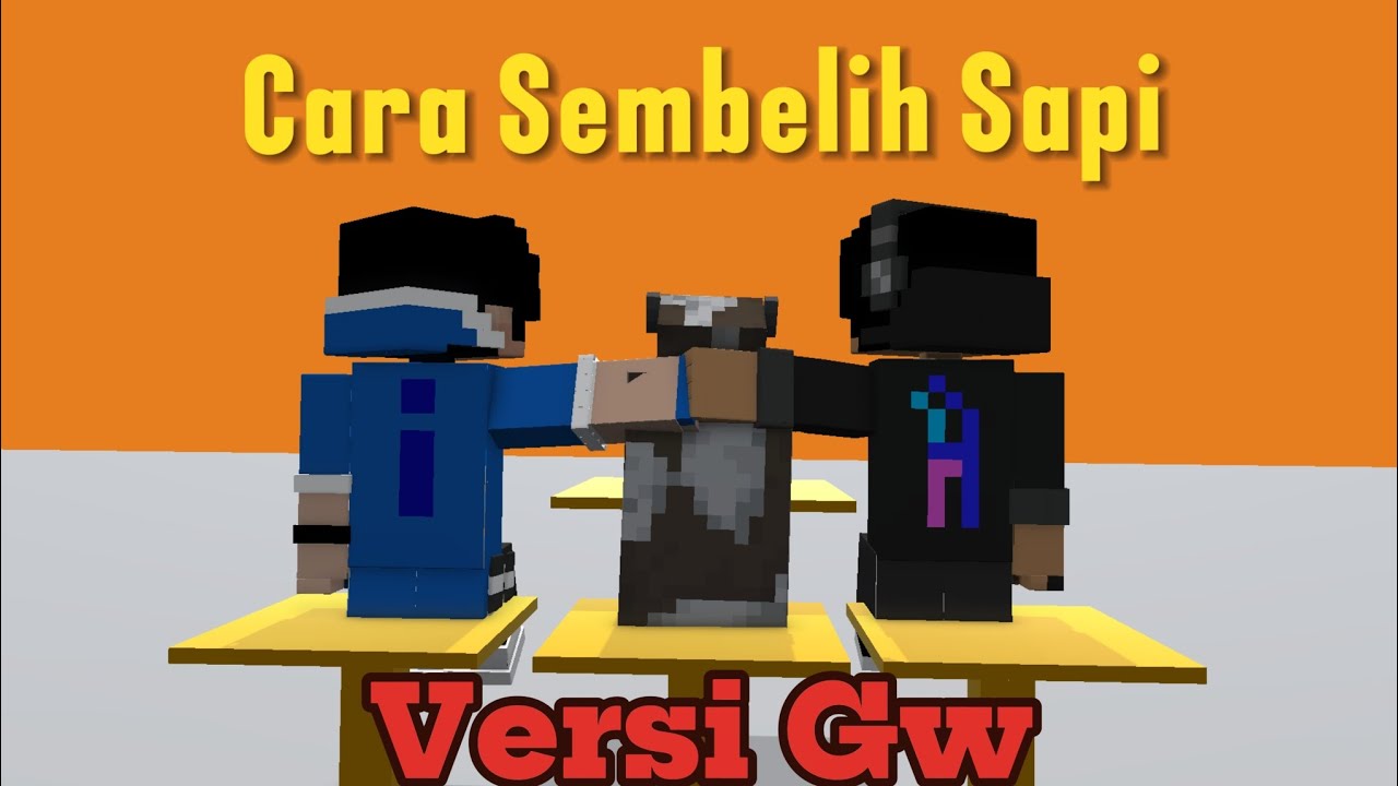 [Cara Sembelih Sapi](Animation Minecraft P3D)#iduladha2024 #fypシ ...