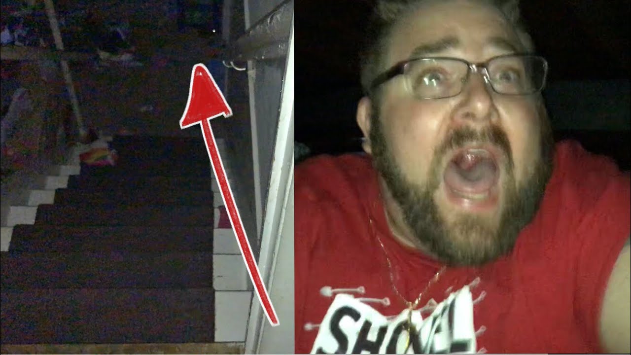 REAL GHOST ENCOUNTER EXPLORING HAUNTED BASEMENT!