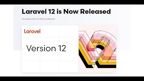 Instalación de Laravel 12 paso a paso | Guía completa 2025