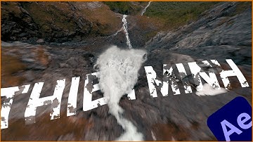 Hiệu ứng mở đầu video này sẽ làm bạn bất ngờ - Hiệu ứng Text bám bề mặt địa hình - After Effects