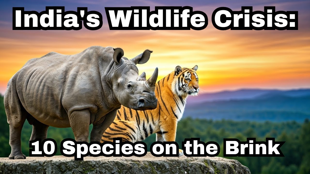 India's Top 10 Most Endangered Animals - YouTube