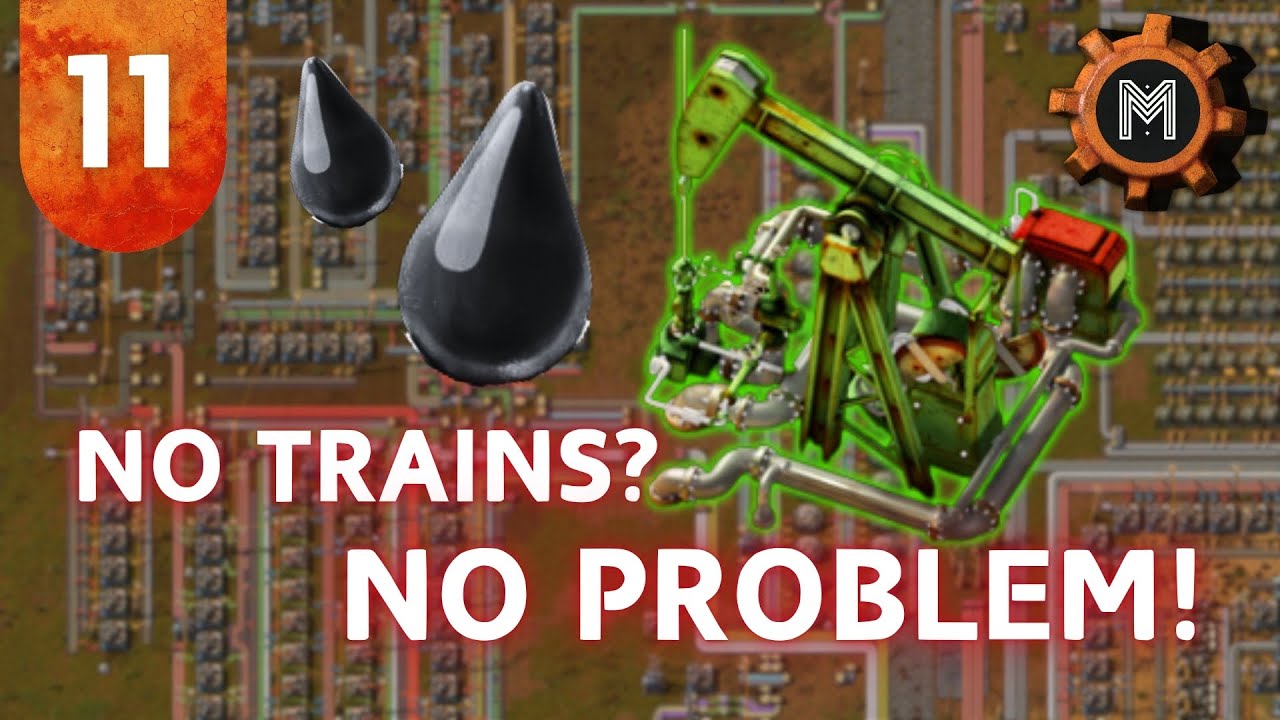 Easy Lazy Oil Transfer | 11 | Factorio Space Age - YouTube
