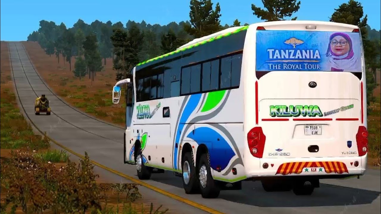 NAMNA AMBAVYO BUS ZINATOKA KWENYE VITUO VYAO NA KUANZA SAFARI ZA MIKOA NA PIA ZINAVYORUDI IN ETS2🇹🇿