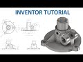 Inventor 2023 tutorial 259  3d model basic beginners