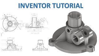Inventor 2023 Tutorial #259 | 3D Model Basic Beginners