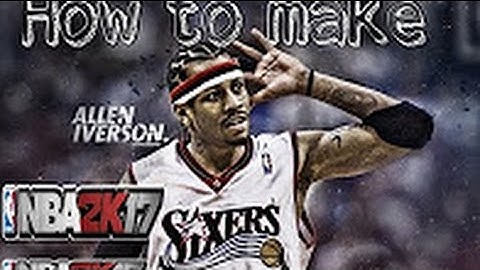 NBA 2K18   HOW TO CREATE ALLEN IVERSON WITH TATTOOS   PLAYER ARCHETYPE BUILD!!!