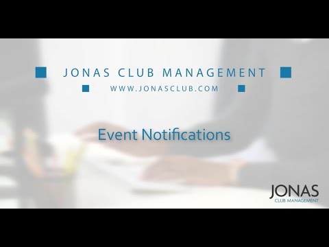 Event Management - Event Notifications