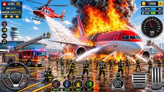 Firefighter Rescue Simulator 3D 🚒🔥 US Emergency 911 Fire Truck Gameplay | Airport Fire Rescue screenshot 5