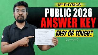 12th Physics  Question Paper Discussion U0026 Answer Key  Public Exam 2026  Yazhiniyan Sir