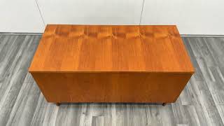 Teak mid century blanket / log / toy box