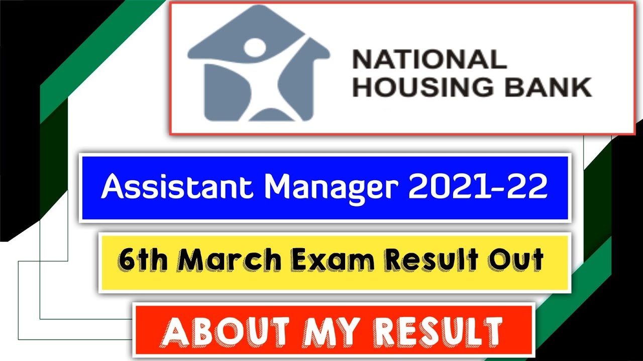 My NHB Assistant Manager 2021-22 Result