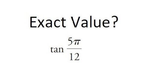 Grade 12 Advanced Functions - Finding the exact value using compound angles - no calculator (ch 7.2)