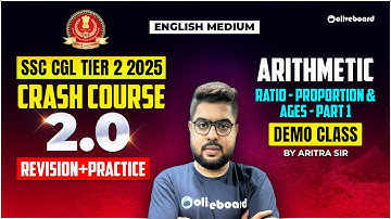 SSC CGL Tier 2 Arithmetic 2025 | Crash Course 2.0 Revision + Practice | Demo Class | By Aritra Sir