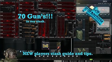 Escape From Tarkov, NEW players stash guide and tips.
