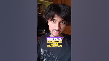 Minimum % for INTEGRATED MTech at VIT? #vitvellore #vitbhopal #viteee