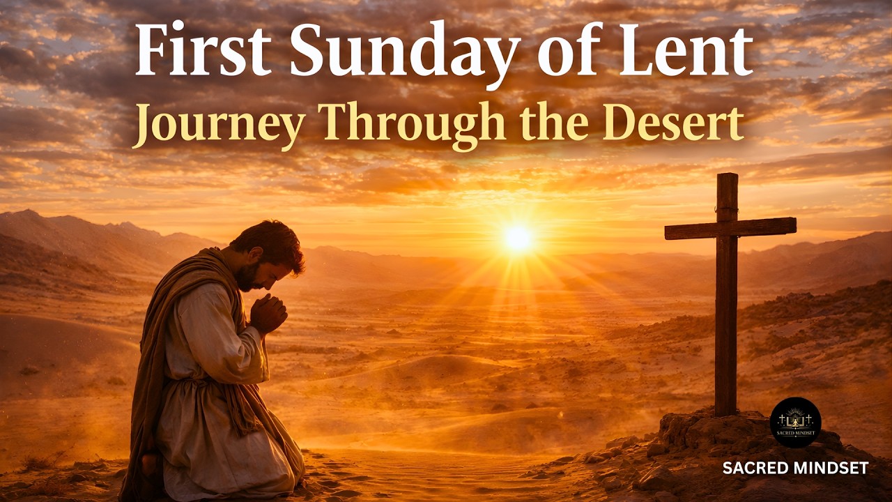 1st Sunday of Lent Reflection | Journey Through the Desert | Sacred Mindset #lent #lentreflection
