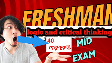 Logic and critical thinking mid exam - #logicandcrticalthinking