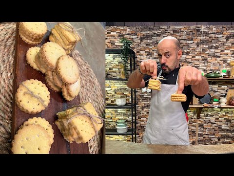 طريقة عمل بسكويت الكاسترد الفطاطري مع الشيف وحيد كمال