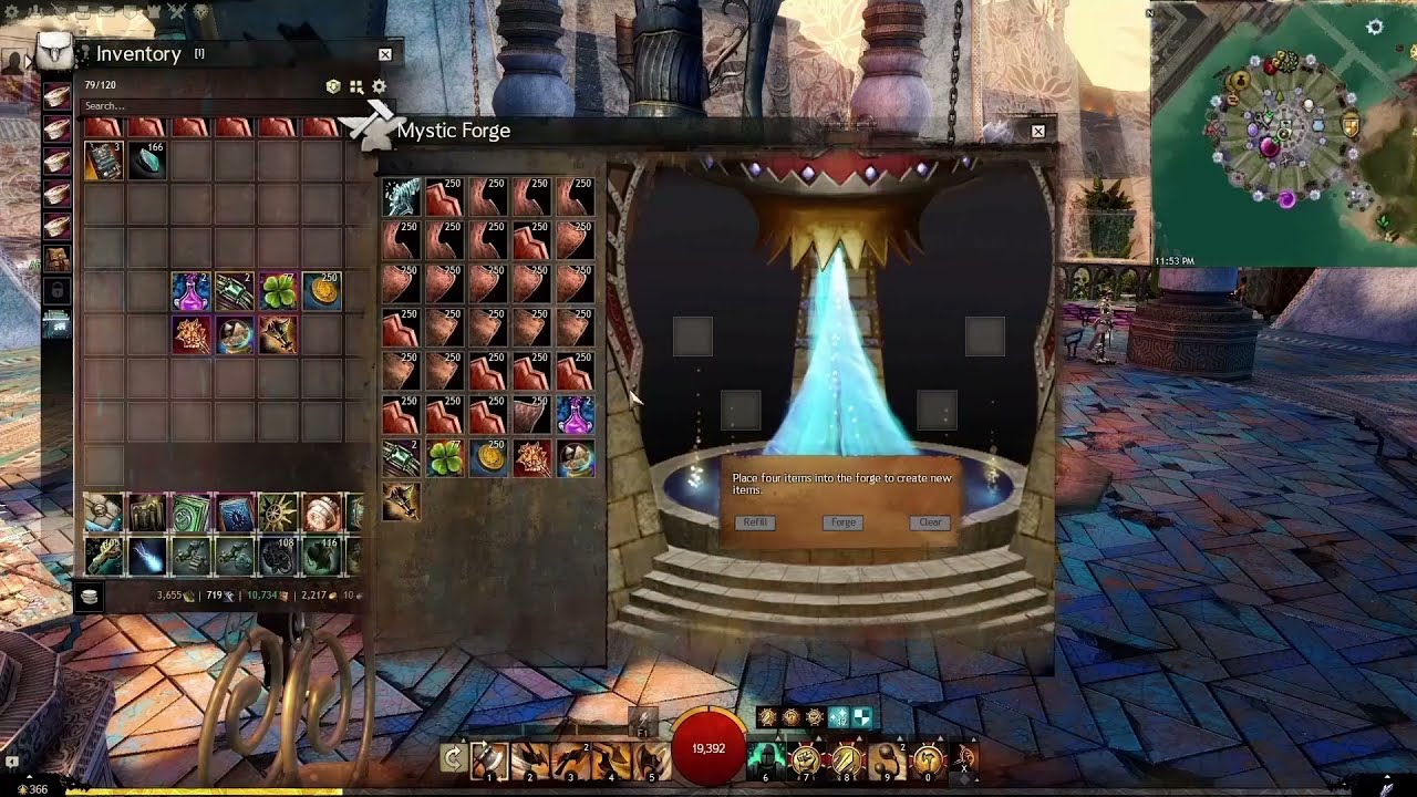 GW2 Mystic Forging of the Legendary Mace Eureka + Demo