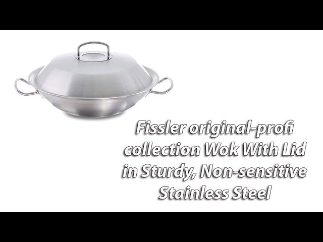 Original-Profi Collection® Stainless Steel Wok, 11.8