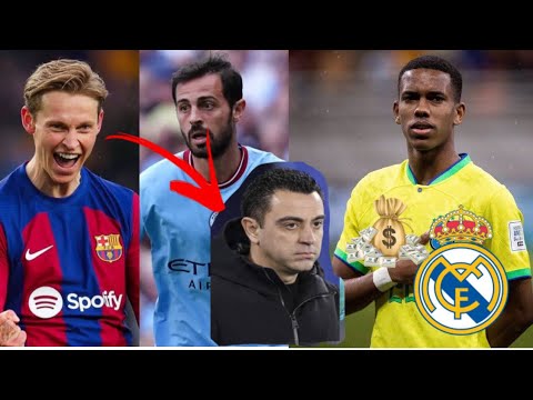 🚨🚨 | Xavi sera disposé à vendre Frenkie de Jong signifie l'arrivée de Bernardo Silva.