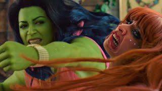 She-hulk vs Titania - Titania attacks Jennifer at the wedding | She-Hulk Episode 6