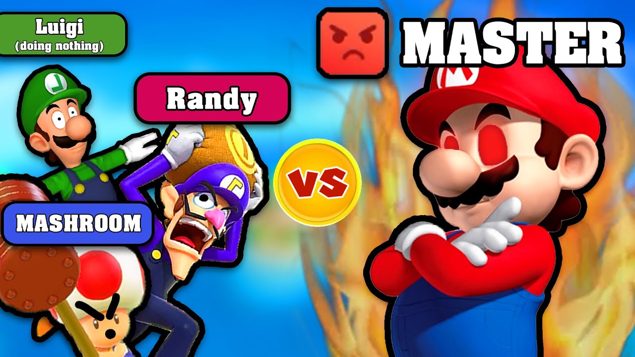 Смогут ли мои 3 тупых бота победить 1 ГЛАВНОГО процессора в Mario Party?