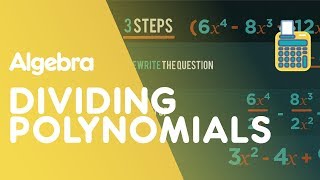 Dividing Polynomials By Integers & Monomials Algebra Maths Fuseschool