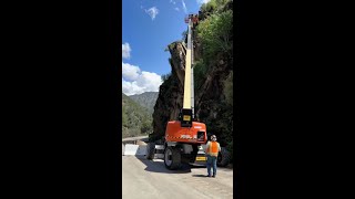 Caltrans brings down giant boulder along highway to Yosemite National Park