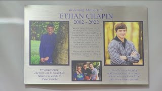 Ethan Chapin honored with scholarship benefitting 33 high school seniors