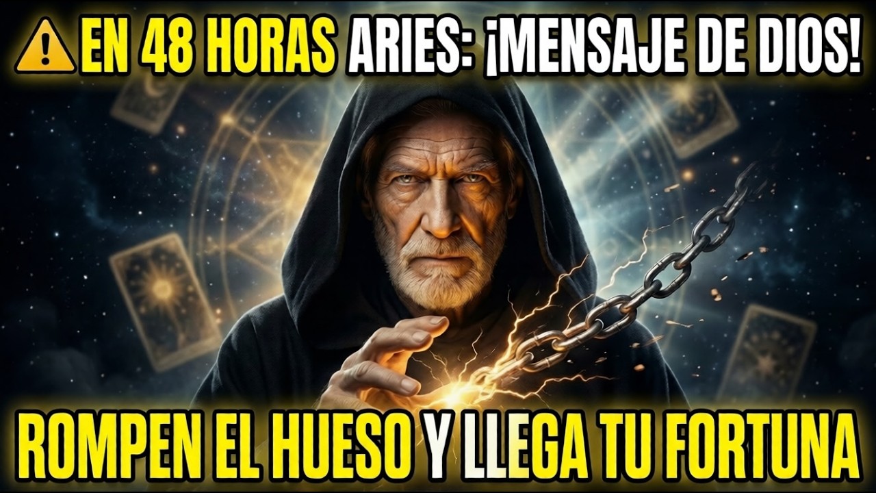 ⚠️EN 48 HORAS ARIES: ¡MENSAJE DE DIOS! ROMPEN EL HUESO Y LLEGA TU FORTUNA