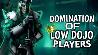 Low Dojo Domination part 1 II skilled low dojo player 🐯🔥 II #shadowfight4arena