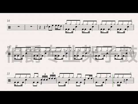 《再见理想》（Beyond）Free Dynamic Drum Score