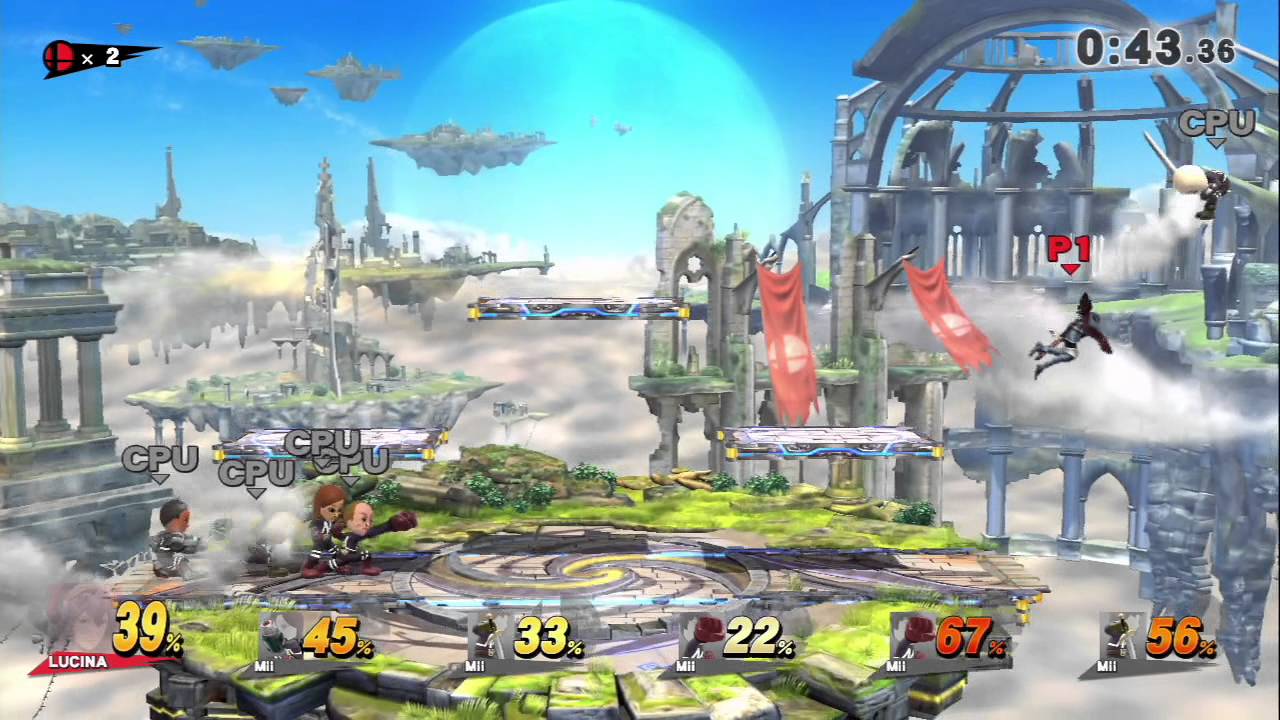 Super Smash Bros 4 Wii U - 8 KO's in Cruel Smash with Lucina Challenge