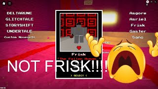 UTPR: they broke Frisk I think [PATCHED]