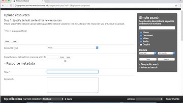 Uploading Different Resources