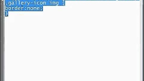 How to Remove Borders from Images with Wordpress Themes