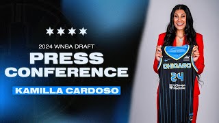 WNBA Draft Press Conference: Kamilla Cardoso | Chicago Sky
