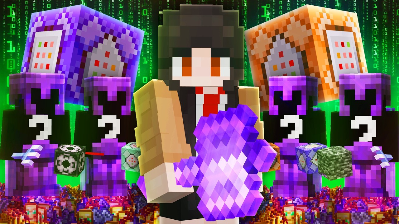 EU LUTEI UMA GUERRA CONTRA INVASORES NO MINECRAFT