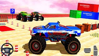 Monster Truck Car Parking 3D - Android gameplay - Monster Truck Parking Game #11 screenshot 5