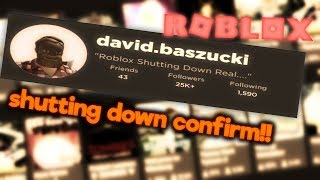 ROBLOX will be shut down???????? (myth confirmed)