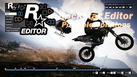 GTA5 Rockstar Editor Tutorial On How To Fix ’Failed To Save Clip’