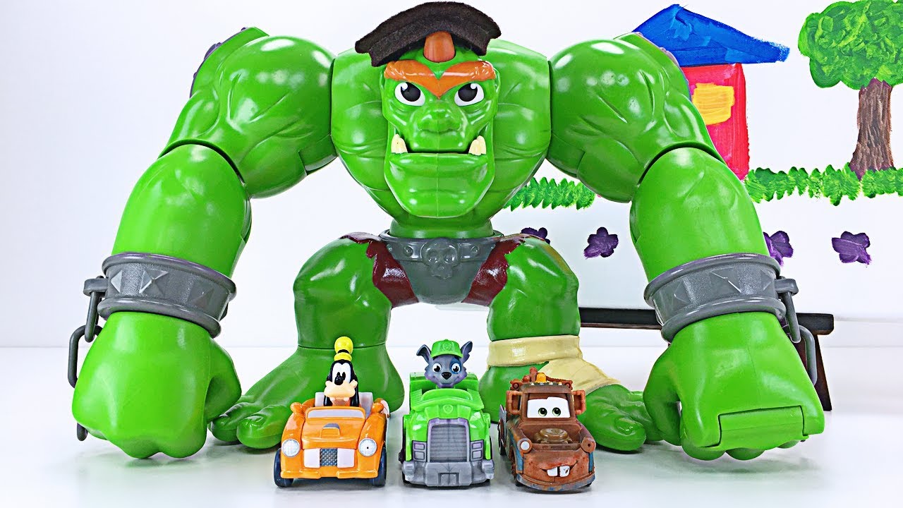 kids anka Learning Colors for Kids Castle Ogre Paw Patrol Disney Cars Fun Learning Colours Toy Movie for Kids