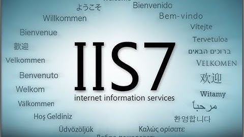 Configure IIS7 (Internet Information Services) Server on Windows Server 2008