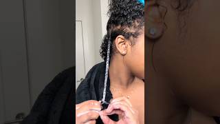 One product braid out ✨ #finehair #finenaturalhair #braidout #naturalhair #braids #protectivestyles