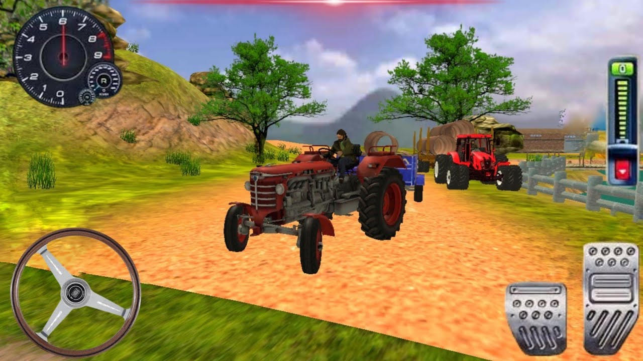 Real Tractor Trolley Sim Game Tractor trolley Games Android