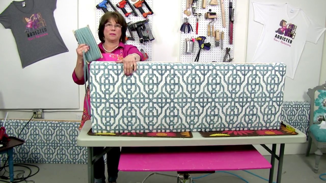 Upholstering A Cornice Board Part 2 Youtube