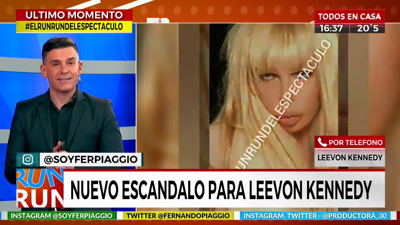 Leevon Kennedy tras el escándalo: 